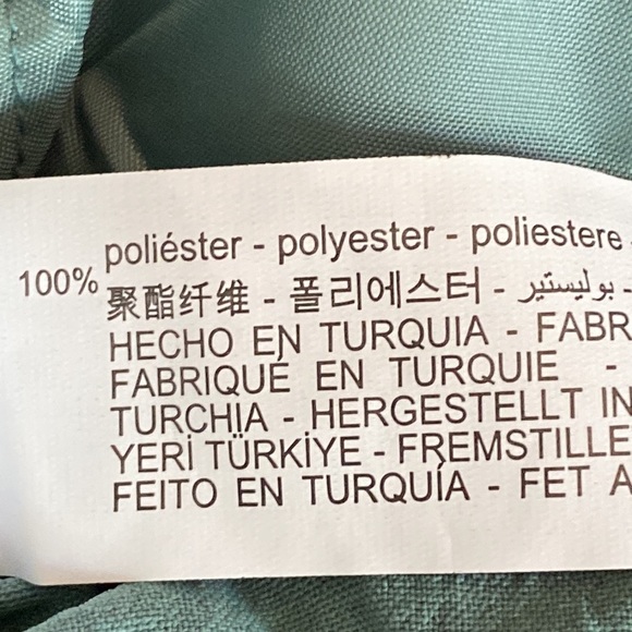 NWT. Zara Blue/Green Long Belted Jumpsuit. Size S. - Picture 10 of 11